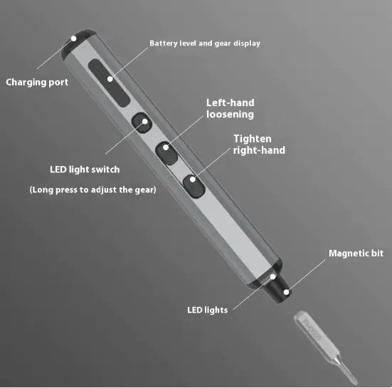 Jamli Tools™ 68-in-1 Electric Precision Screwdriver Set